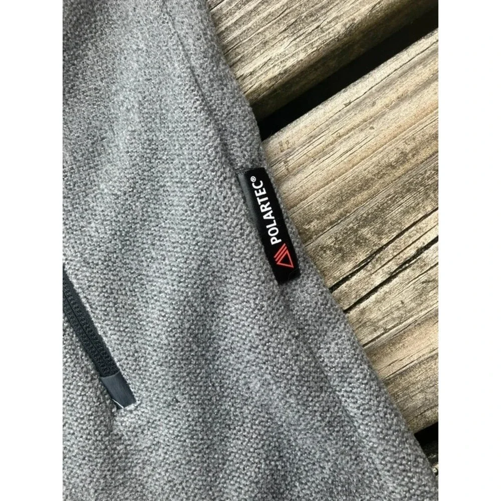 Black Yak Alpine Club Fleece Jacket Grey Great For Mountaineering &Outdoor Sz Lg